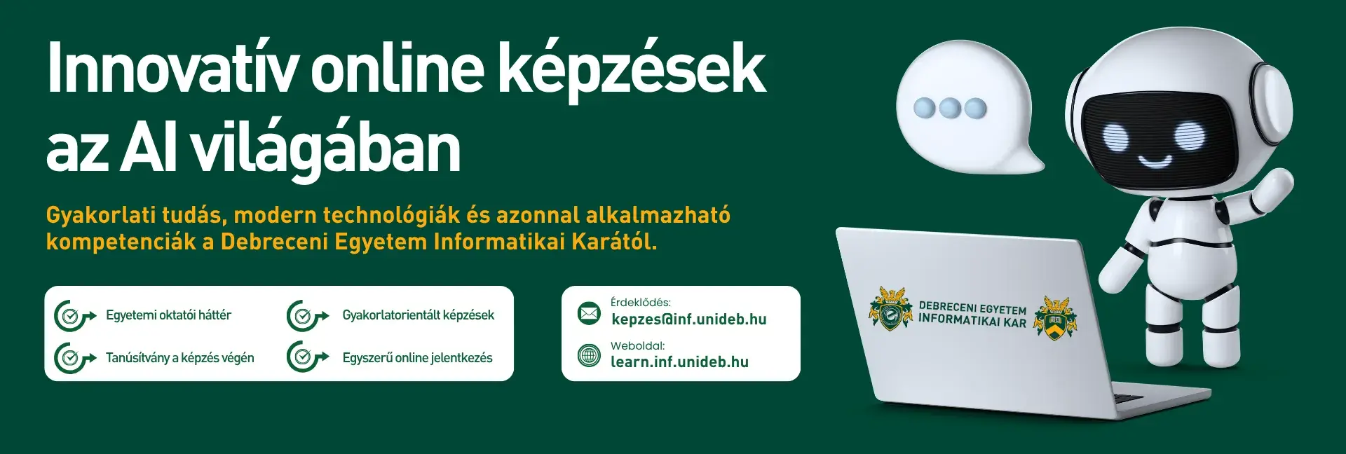 Képzések slide